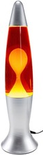 Lavalampe 40 cm - Silber Rot