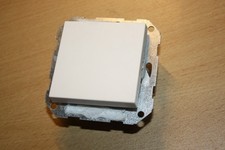 Gira System 55 Taster mit Wippe in reinweiß matt