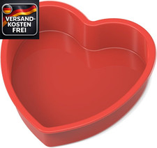 Herz Backform Silikon 20cm 8