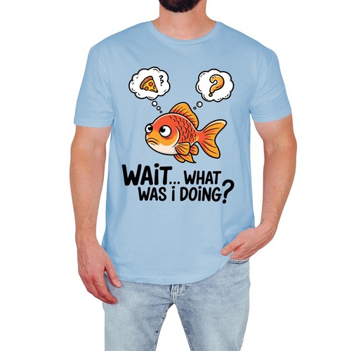 Lustiges fisch herren shirt - lustiges,