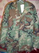 US Army M65 Jacke Army Outdoor Fieldjacket woodland Camouflage Medium,loung