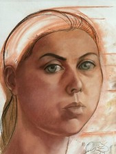 GROSSE KREIDEZEICHNUNG