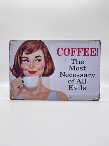 Blechschild coffee 20x30cm - blechschild,
