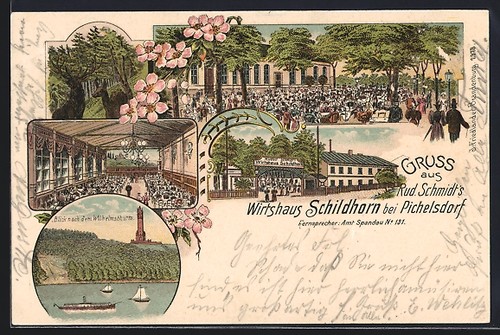 Lithographie berlin grunewald - lithographie, berlin-grunewald
