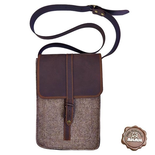 Akah messenger tasche wollfilz - messenger-tasche,