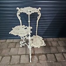 Gusseisen Blumenständer Blumenbank 3 Etagen im Stil des Jugendstil 80 cm