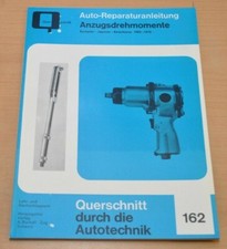 Anzugsdrehmomente 1963 - 1970