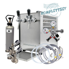 TE-60-2 Zapfanlage Komplettset Trockenkühler Bierkoffer - schanksysteme24