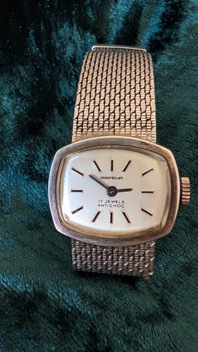 Damenuhr arfena massiv 835er - -,