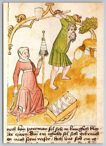 Adam und eva - ak,
