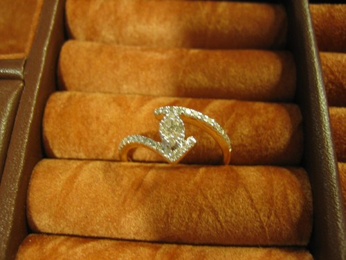 Diamant gold ring nur - ring,