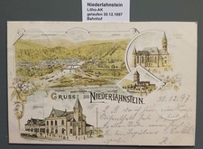 Niederlahnstein Litho-AK