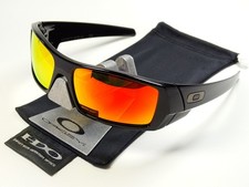 Oakley Gascan Blk Fire Polarized Sonnenbrille Fuel Cell Batwolf Breadbox Splice