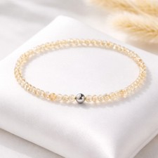 Citrin armband 3mm facettiert - citrin,