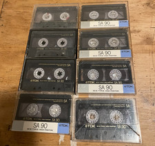 8 TDK SA 90 Cassetten 90 min
