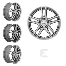 4x 17 Zoll Alufelgen für Audi A4, Avant / Dezent TZ 7x17 ET42 (B-83001136)
