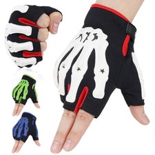 Skeleton Cycling Gloves Gel