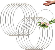 Metallringe, Metall Ringe Deko Für Traumfänger Ring, 12 Stück Metallringe Zum Ba