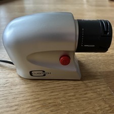 Elektrischer Messerschleifer Für Küchenmesser Und Stahlscheren, Silber Schwarz