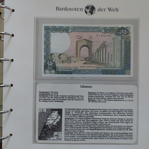 Banknoten der welt libanon - der,