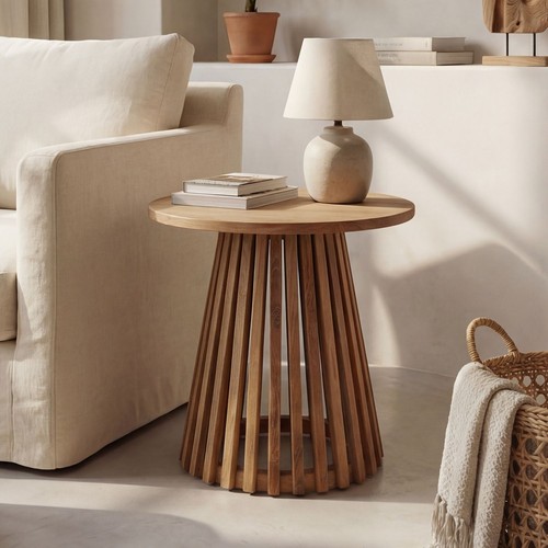 Beistelltisch teak holz - beistelltisch, bali