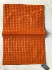 taj Wood & Scherer Tischläufer Seide Baumwolle orange 44 cm x 180 cm  