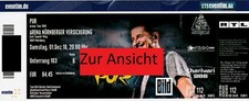 PUR Souvenir Konzert Karte