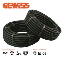GEWISS Flexibles Installationsrohr, Wellrohr, M16 M20 M25 M32 M40 M50 M63, FK15