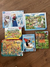 Puzzle Set Kleinkinder 40 45 24 Teile + Puzzlebuch Frozen Findus Ravensburger +