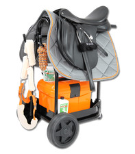 Waldhausen Schwarz Sattelcaddy Stall-Carry Basket Sattelwagen