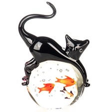 Glasfigur Murano Stil Katze