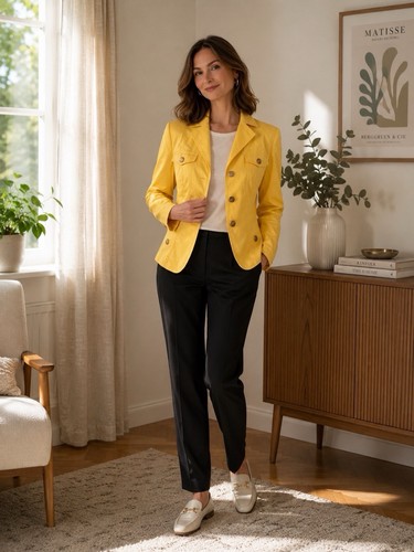 Gelber blazer basler - gelber, 40