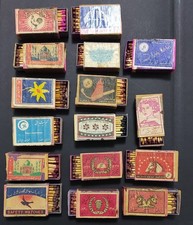 1x old wooden match pack of