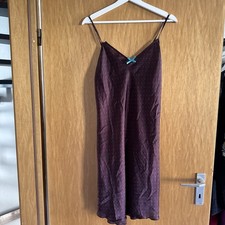 C&A Nachthemd Braun Gepunktet 36/38