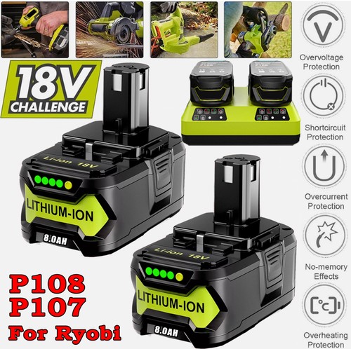 18v 6ah akku für ryobi - 18v,