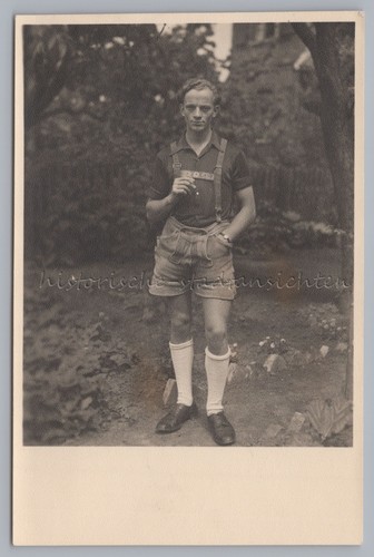 Junger mann lederhose - mann,