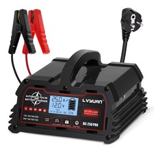 Auto LKW 25A 12V 24V Intelligente Batterieladegerät Impuls Reparatur für AGM GEL