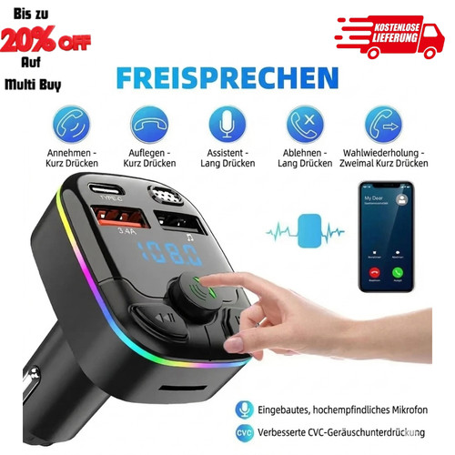 Bluetooth fm transmitter - 5.0,