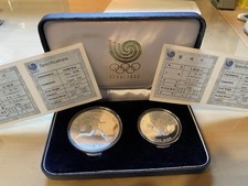2 Silber Münzen + Box / 5000