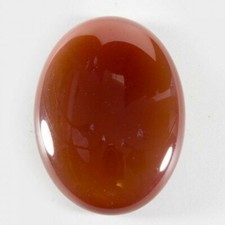 Natur Carneol - Daumenstein lacher 35 x 25 x 8 mm