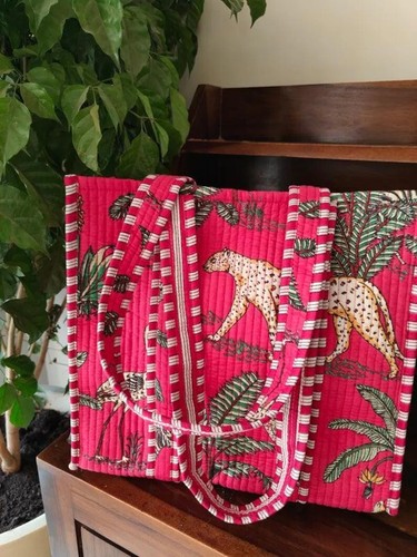 Indian pink tiger bedruckt - pink,