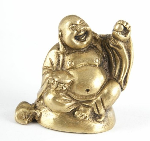 Happy buddha sitzend - sitzend, aus