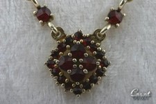 Kette Collier Granat Granaten