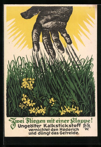 Reklame für ungeölten - ak,