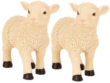 2 Stück Lamm Lammfiguren