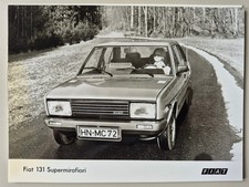 Presseinformation Fiat 131 supermirafiori 03/1978 11 SW-Hochglanzfotos/Grafiken