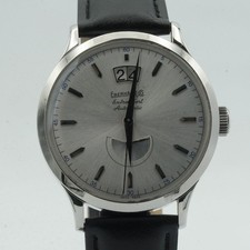 EBERHARD & CO EXTRA FORT AUTOMATIK HERREN UHR 41136 40MM STAHL RESERVE DE MARCHE