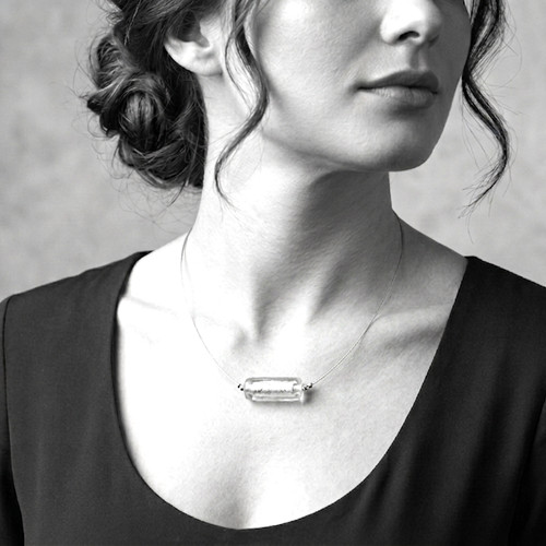 Edelstahl collier zarter - edelstahl,