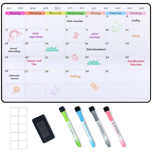Monatsplaner whiteboard - monatsplaner,