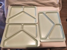 DDR Menüteller Mittagessen Schulspeisung Kantine Portionsteller Assiette NVA-GST